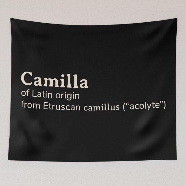Item preview, Camilla name etymology designed and sold by YourNameStory.