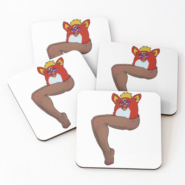Item preview, Leggy Furby Red designed and sold by It's Paintings! By LORN!.