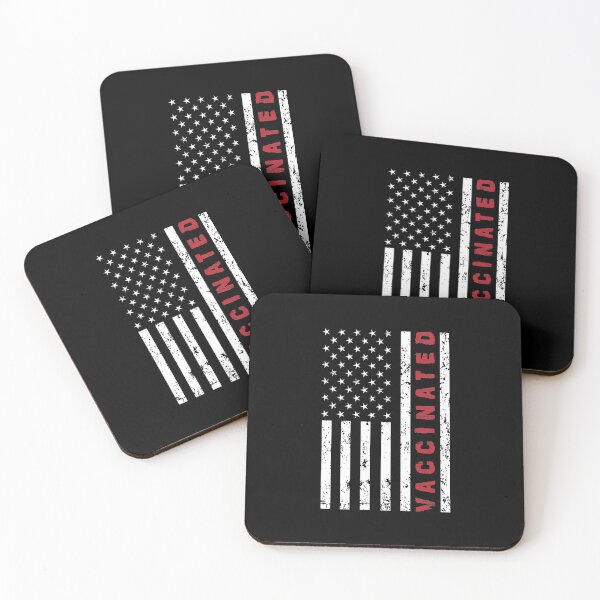 Item preview, I Identify As Vaccinated Patriotic American Flag 4th of July designed and sold by pannolinno.