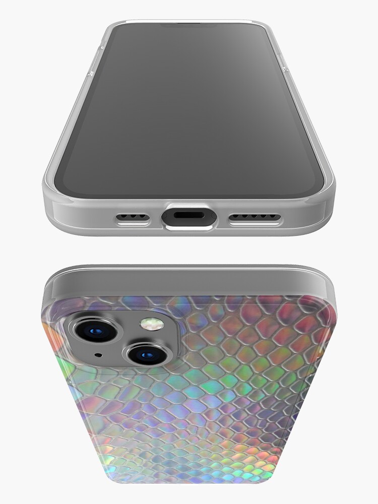Coque iPhone ''Croc holographique' : autre vue