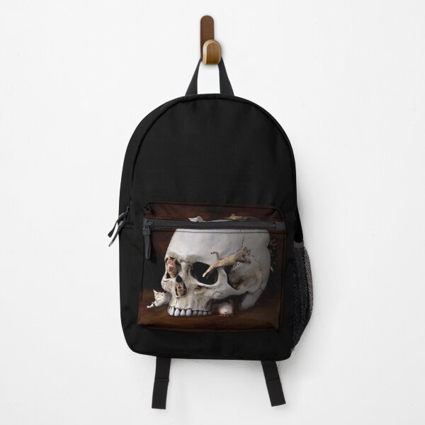Item preview, Skull and Cats - Digital Collage designed and sold by DoggoTankDesign.