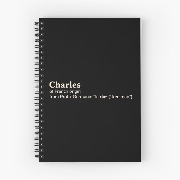 Item preview, Charles name etymology designed and sold by YourNameStory.