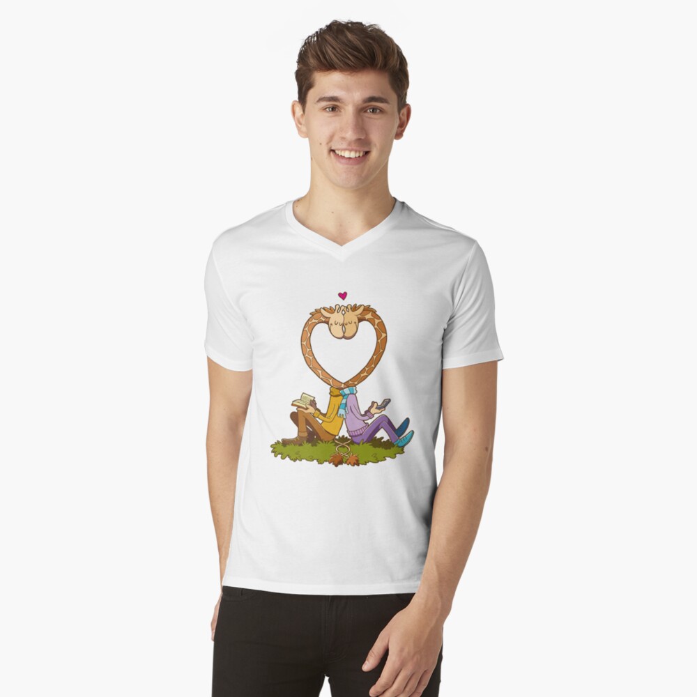Item preview, V-Neck T-Shirt designed and sold by pandamis.