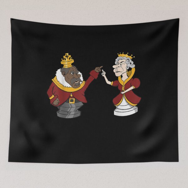 Item preview, King Queen I Playing Chess Board Chess Piece Gift  designed and sold by caral8.