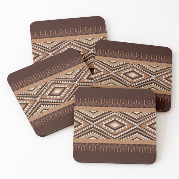 Item preview, Geometric ethnic pattern oriental in brown  designed and sold by Patcha555.