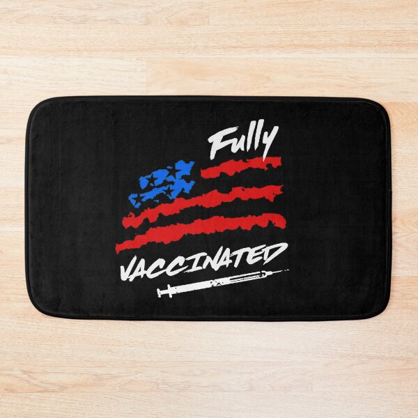 Item preview, I Identify As fully Vaccinated Patriotic American Flag 4th of July designed and sold by pannolinno.
