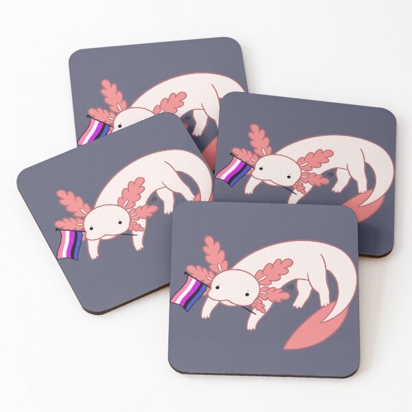 Item preview, Pride Axolotl- Genderfluid designed and sold by AstralAbraxas.