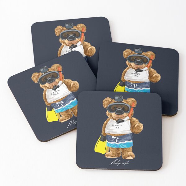 Item preview, Cute Snorkeling Bear - Adograble Scuba Diving designed and sold by Adograble.