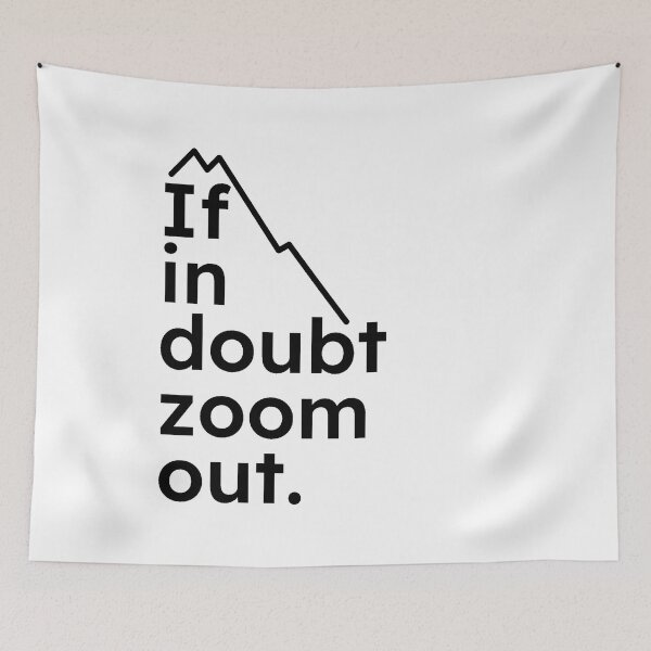 Item preview, If In Doubt Zoom Out designed and sold by loganferret.