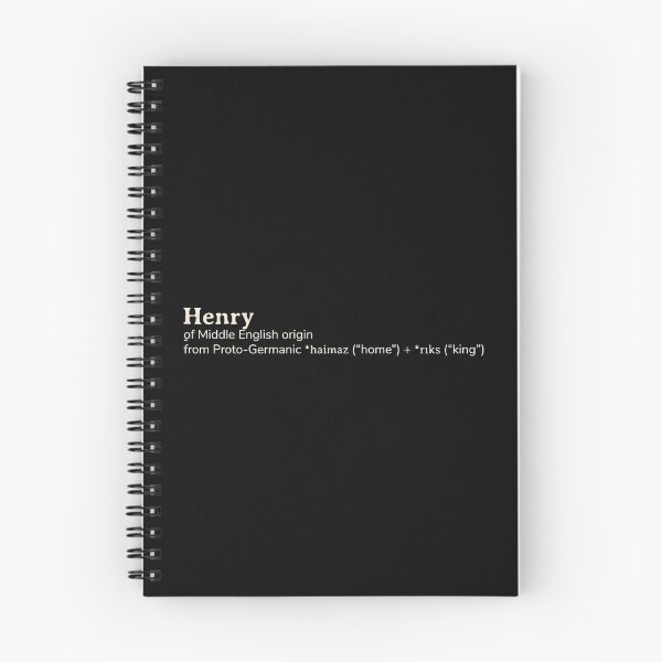 Item preview, Henry name etymology designed and sold by YourNameStory.