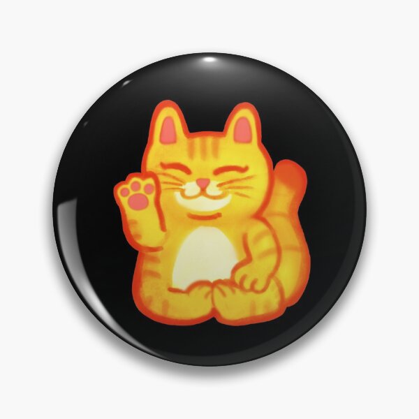 Item preview, Lucky Kitty (black background) designed and sold by syudzius.