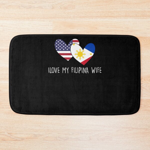 Item preview, I Love My Filipina Wife Filipino Pride Philippines Flag designed and sold by Nessshirts.