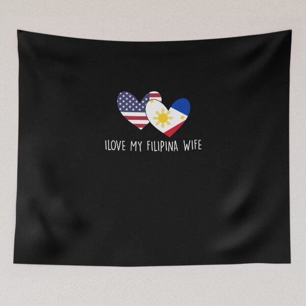 Item preview, I Love My Filipina Wife Filipino Pride Philippines Flag designed and sold by Nessshirts.