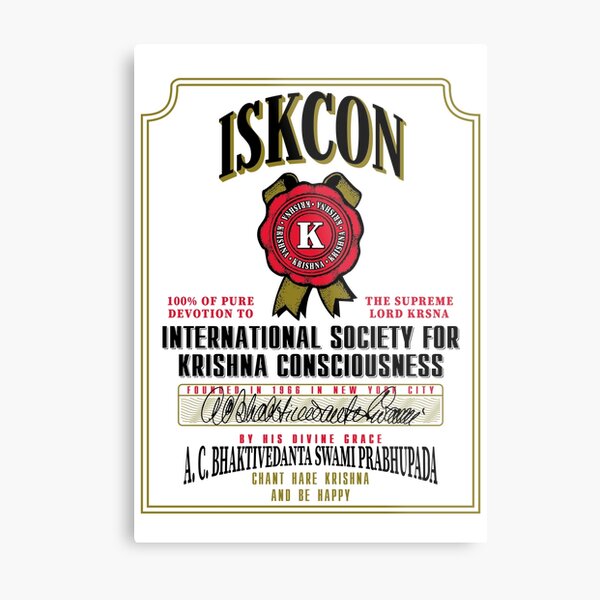 Iskcon Metal Prints for Sale  Redbubble