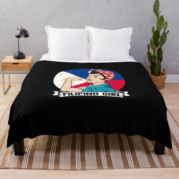 Item preview, Strong Filipino Girl Filipino Pride Philippines Flag designed and sold by Nessshirts.