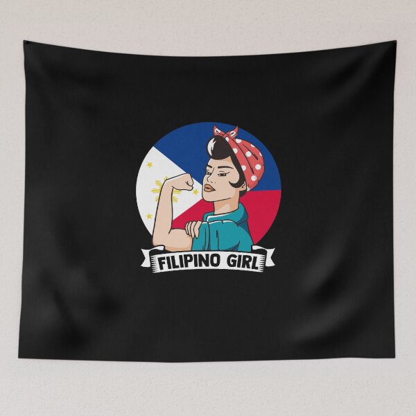 Item preview, Strong Filipino Girl Filipino Pride Philippines Flag designed and sold by Nessshirts.