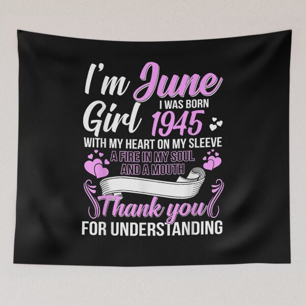 Item preview, Awesome Since 1945 76th Birthday I'm A June Girl 1945 Gift  designed and sold by caral8.