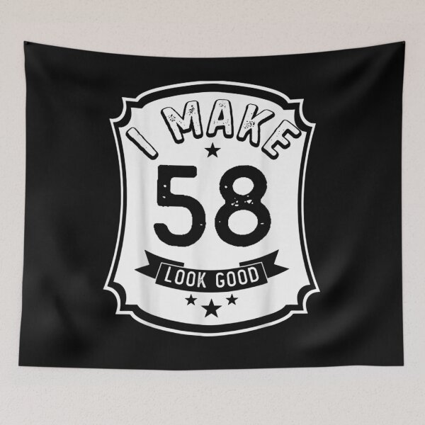 Item preview, I Make 58th Years Old Look Good 58 Birthday Gift  designed and sold by avareid3.