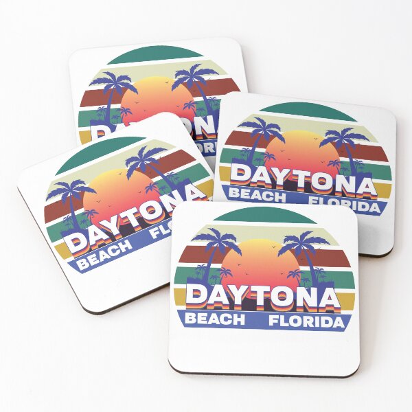 Item preview, retro Daytona Beach Florida   bath mat designed and sold by Artezia.