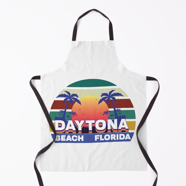 Item preview, retro Daytona Beach Florida bath mat designed and sold by Artezia.