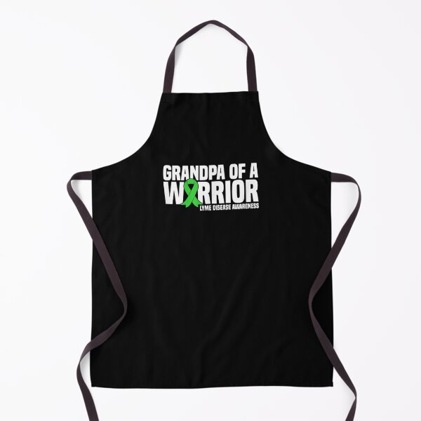 Item preview, Mens Grandpa Of A Warrior Green Ribbon Lyme Disease Awareness Gift designed and sold by caral8.