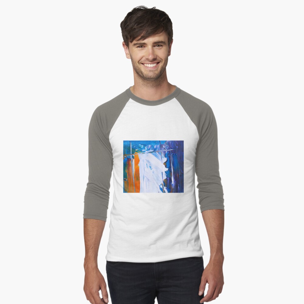 Item preview, Baseball ¾ Sleeve T-Shirt designed and sold by Claudiocmb.
