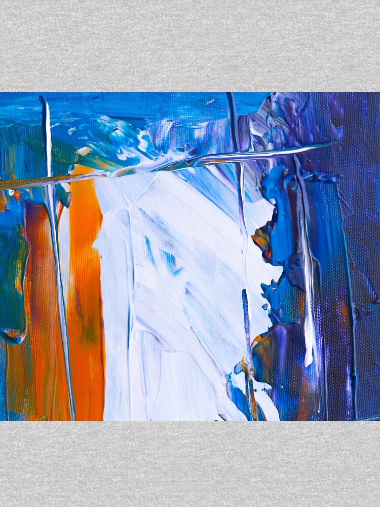 Thumbnail 3 of 3, Relaxed Fit T-Shirt, Abstract Painting with White Tendency designed and sold by Claudiocmb.