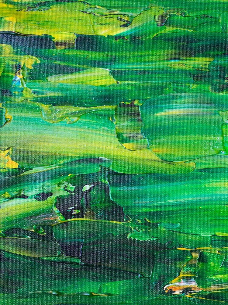 Abstract Painting with Green Tendency by Claudiocmb