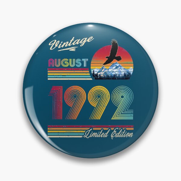 Item preview, August 1992 Birthday designed and sold by GreenSplash.