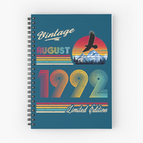 Item preview, August 1992 Birthday designed and sold by GreenSplash.
