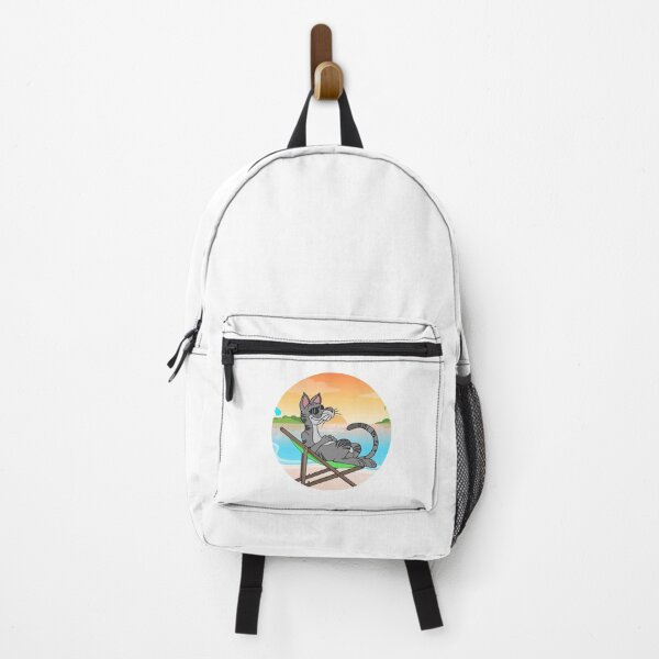 Item preview, Gato escalofriante en la playa con Sunset Comic Style designed and sold by Mesyo.