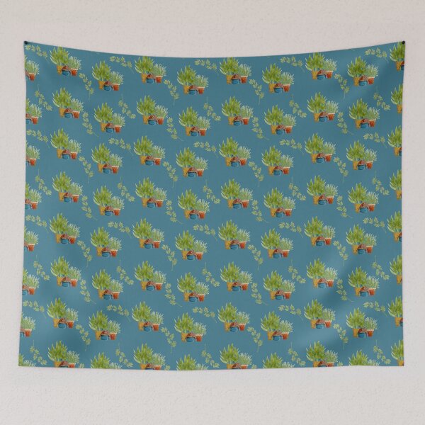 Item preview, Plants in Pots Pattern designed and sold by Jyn Branik.