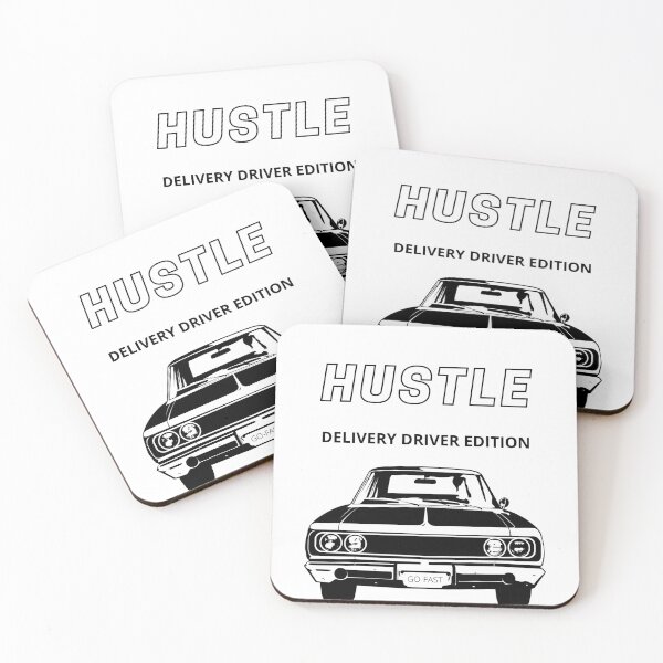 Item preview, Hustle - Conductor de entrega Estampado en negro designed and sold by DollarDollar.