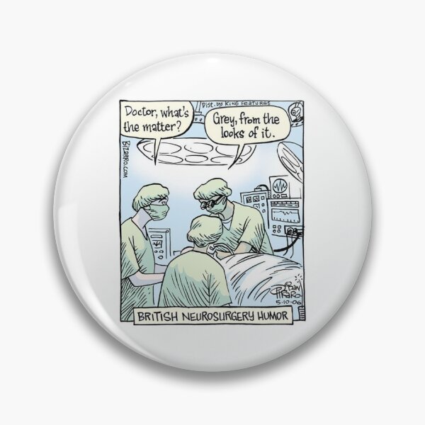 Item preview, Funny Piraro Neurosurgery Comic designed and sold by R3AL-D3SIGN.