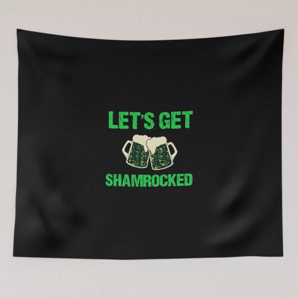 Item preview, St Patricks Day Lets Get Shamrocked designed and sold by cattontawn.