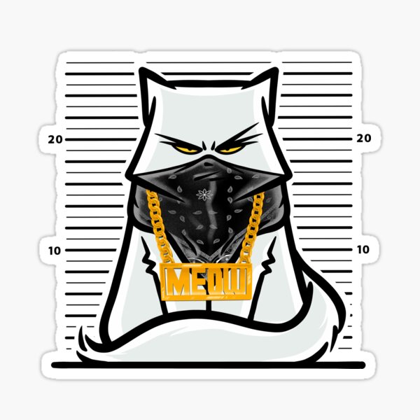 Bad Cat | Criminal Feline | Cool Gangster Animal' Small Buttons |  Spreadshirt