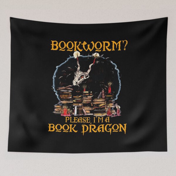 Item preview, BOOKWORM PLEASE I'M A BOOK DRAGON designed and sold by Ivanc3.