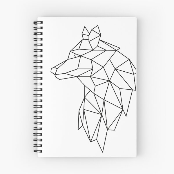 Item preview, wolf stencil art graphic tshirts  designed and sold by diyapatel024.