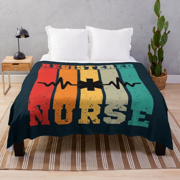 Item preview, Registered Nurse Vintage Rainbow designed and sold by DebbisPalette.