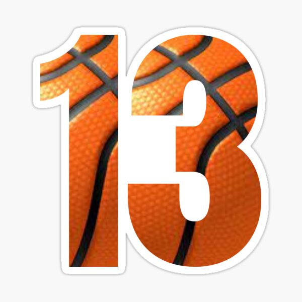 Subvention La base de données Content basketball jersey number 13 ...