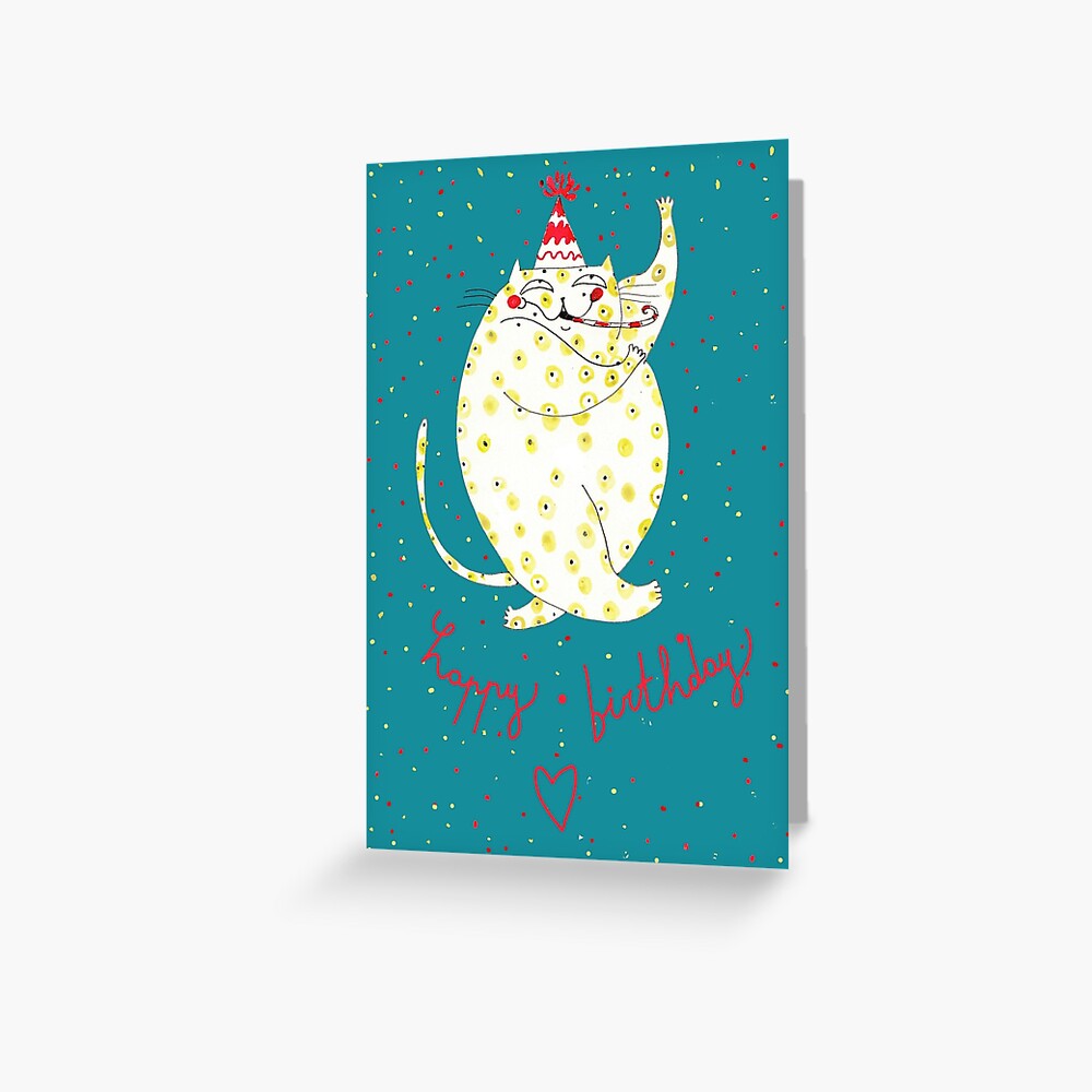 happy birthday! Greeting Card