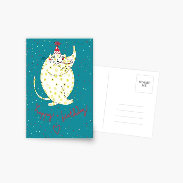 happy birthday! Postcard