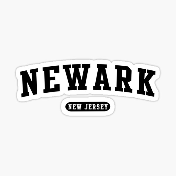 Brick City Newark NJ City New Jersey license plate graphic Zip Hoodie