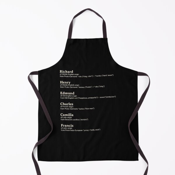 Item preview, The Secret History Camilla Richard Henry Edmund Francis Charles names etymology designed and sold by YourNameStory.