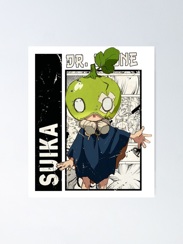 Dr Stone Suika Anime Poster By Anime Dude Redbubble