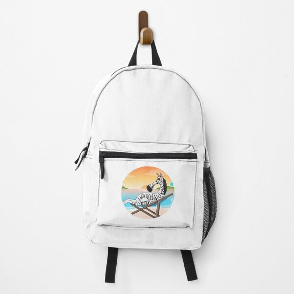 Item preview, Zebra escalofriante en la playa con Sunset Comic Style designed and sold by Mesyo.