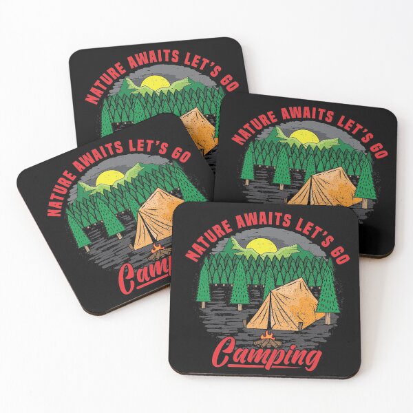 Item preview, Nature Awaits Let's Go Camping designed and sold by TeeSwagDesings1.