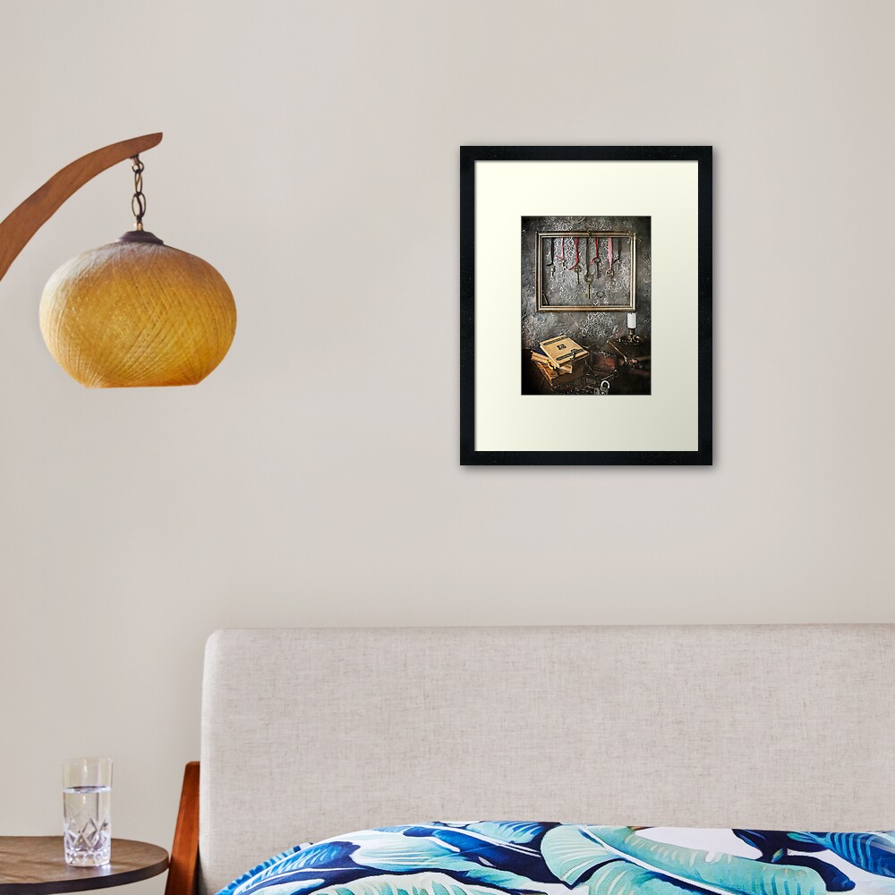 A Room Of Keys Framed Art Print