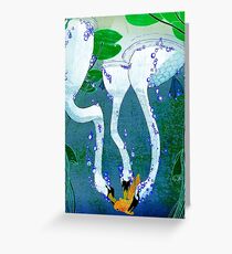 Swan Lake Greeting Card