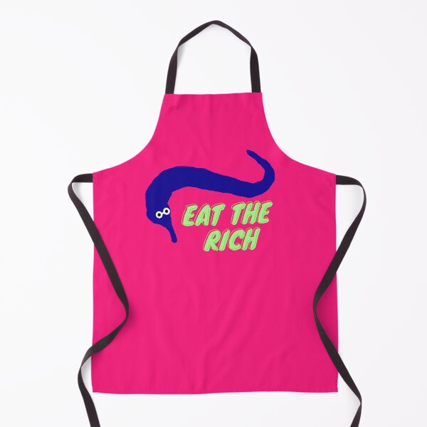 Item preview, Eat the rich worm on a string blue designed and sold by HR-the-Chemist.